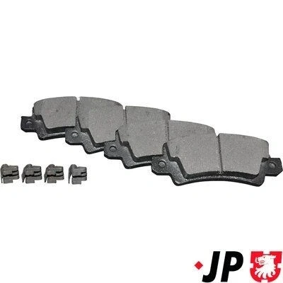 Billede af JP GROUP 4863701310 Bremseklodser bagaksel med akustisk advarsel for slid TOYOTA: Corolla IX Hatchback, Station Wagon, Sedan