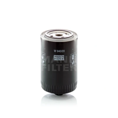 Billede af MANN filter W 940/20 Oliefilter 3/4 16 UNF med to returløbs stop ventiler Påskruet VOLKSWAGEN: GOLF 3, 2, Passat B5 GP Variant
