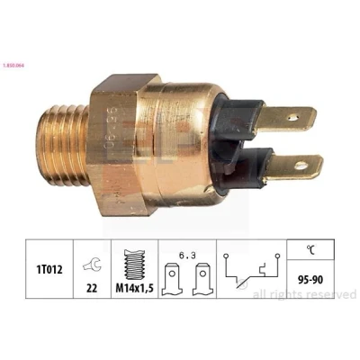 Billede af FACET 7.5064 Temperaturkontakt, kølerventilator M14x1,5 Made in Italy OE Equivalent BMW: 3 Sedan