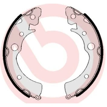 Billede af BREMBO S 28 505 Bremsebakker 180 31