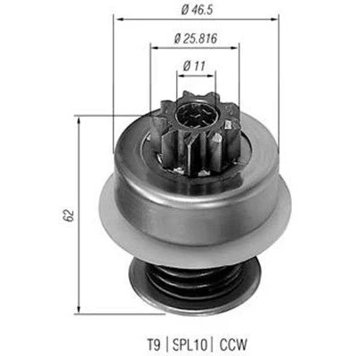 Billede af MAGNETI MARELLI 940113020088 Spidshjul, starter