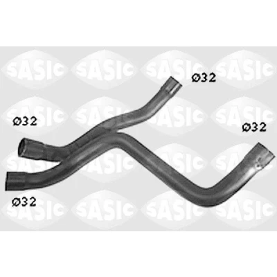 Billede af SASIC SWH6835 Kølerslanger nede til venstre VOLKSWAGEN: Lupo / 3L, Polo III Hatchback