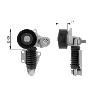 Billede af GATES FleetRunner Micro V Kit T38399 Strammehjul