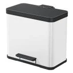 Billede af Hailo pedalspand oko trio plus 3 spande a 9 liter hvid
