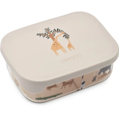 Billede af Liewood Arthur Lunch BOX Unisex Madkasse til børn, Størrelse: One Size, All together/sandy