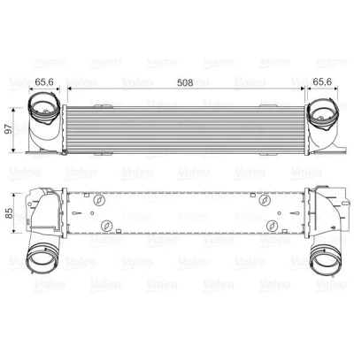 Billede af VALEO 818553 Intercooler uden EGR ventil BMW: 1 Hatchback