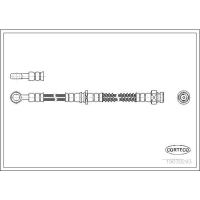Billede af CORTECO 19030293 Bremseslange foraksel 475 VOLVO: V40 Stationcar