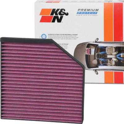 Billede af K&amp;N Filters DVF5081 Kabinefilter Aktivkulfilter 256 35 kvadratisk AUDI: A6 C7 Avant, Sedan, Allroad