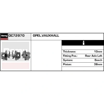 Billede af Bremsekaliber REMY DC72970