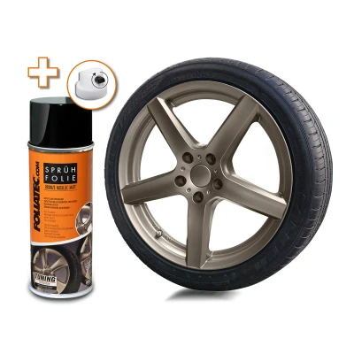 Billede af Foliatec Flydende gummi til biler Bronze metal 400 ml