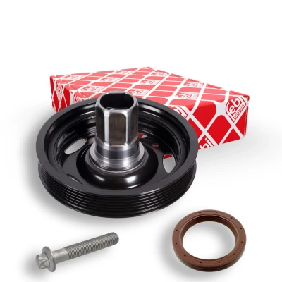 Billede af FEBI BILSTEIN 171924 Remskive Krumtapaksel 6 PK 153 5 med skrue, tætningsring, til krumtap CHEVROLET: Orlando, Aveo Hatchback