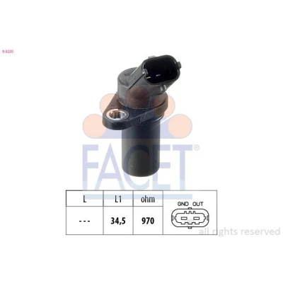 Billede af FACET 9.0235 Impulsensor Made in Italy OE Equivalent OPEL: Corsa D Hatchback, Vectra C CC, Hatchback