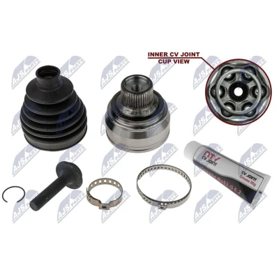 Billede af NTY NPZ AU 054 Knokkelled manuelt gear, automatgear, CVT automatgear (trinløst), Dobbeltkoblingsgear venstre foraksel, højre foraksel