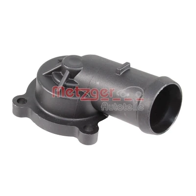 Billede af METZGER 4010432 Kølemiddelflange Termostat uden pakning VOLKSWAGEN: Touran I, Golf 5, Passat B6 Variant, SEAT: Altea, Toledo 4, Córdoba II Sedan