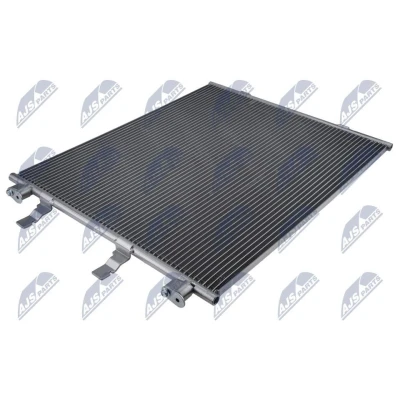 Billede af NTY CCS PL 029 Kondensator uden tørrer Aluminium 553 RENAULT: TRAFIC 2 Bus, OPEL: Vivaro A Van