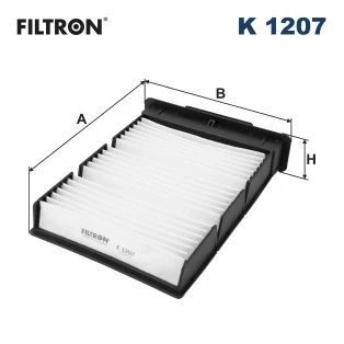 Billede af FILTRON K 1207 Kabinefilter Partikelfilter 213,5 150 44 TOYOTA: Aygo, PEUGEOT: 107 Hatchback, CITROËN: C1 I