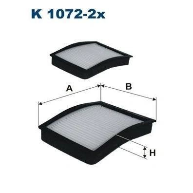 Billede af Filter, indvendig luft FILTRON K 1072 2x