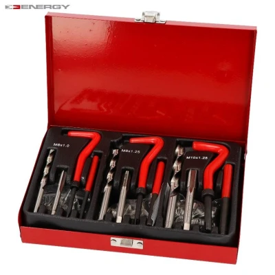 Billede af ENERGY NE00209 Gevindskærer sæt M6x1.0x8.0 mm, M8x1.25x10.8 M10x1.25x13.5 mm 88 Stålkassette
