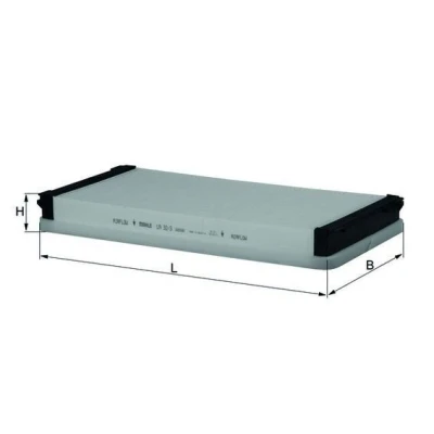 Billede af Filter, indvendig luft KNECHT LA 32/3