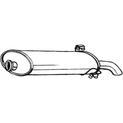 Billede af BOSAL 190 697 Lydpotte PEUGEOT: 306 Hatchback