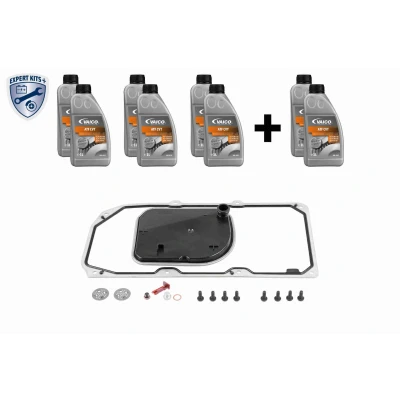 Billede af VAICO V30 2253 XXL Delesæt, olieskift automatgearkasse med pakning, oliefilter oliemængde for olieskylning, tætningsring EXPERT KITS +