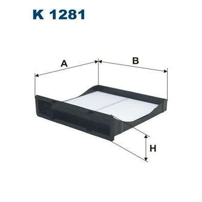 Billede af FILTRON K 1281 Kabinefilter Partikelfilter 226 219,5 56,5 SUBARU: Forester IV, III, Impreza II Stationcar