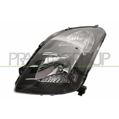 Billede af PRASCO SZ0344814 Forlygter venstre H4 sort uden indstillingsmotor for LWR SUZUKI: SWIFT 3