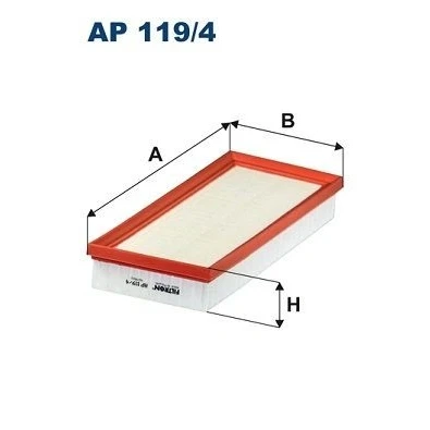 Billede af FILTRON AP 119/4 Luftfilter 46 134 322 Filterindsats MERCEDES BENZ: E klasse Sedan, T modell, ML