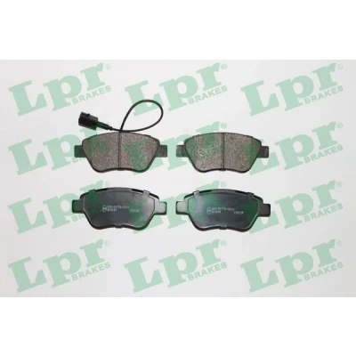 Billede af LPR 05P1264 Bremseklodser FIAT: 500 Hatchback, Grande Punto Evo ALFA ROMEO: MiTo, PEUGEOT: Bipper Van, Tepee