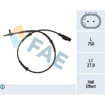 Billede af ABS Sensor FAE 78265