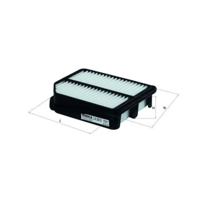 Billede af MAHLE ORIGINAL LX 2612 Luftfilter 53,6 178 228,0, 228,0 Filterindsats SUZUKI: Grand Vitara 2 SUV