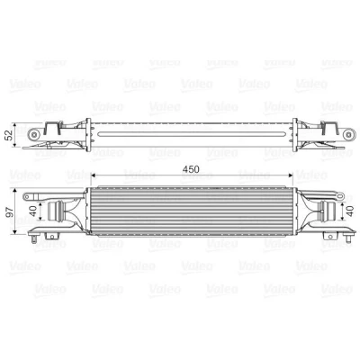 Billede af VALEO 818577 Intercooler uden EGR ventil OPEL: Corsa D Hatchback