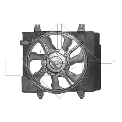 Billede af NRF 47685 Køleventilator 335 12 180 med kølerventilatorramme (karm) KIA: Picanto I
