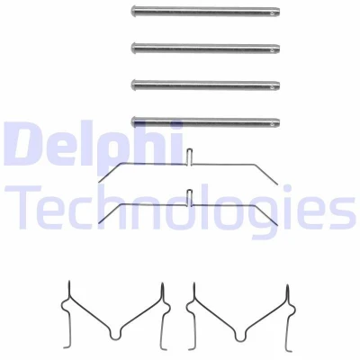 Billede af DELPHI LX0145 Tilbehørssæt, skivebremsebelægning TOYOTA: Land Cruiser 60, HILUX 6 Pick up, Prado 70 SUV