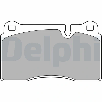 Billede af DELPHI LP2009 Bremseklodser Forberedt til slidindikator med anti knirke plade uden tilbehør LAND ROVER: Range Rover Sport, 3