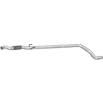 Billede af BOSAL 950 041 Udstødningsrør FIAT: Grande Punto Hatchback, Evo Hatchback