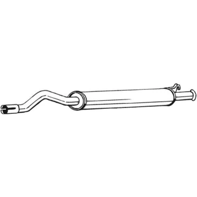 Billede af BOSAL 105 159 Midterste Lyddæmper AUDI: 80 B4 Sedan
