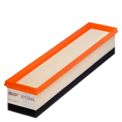 Billede af HENGST FILTER E1164L Luftfilter 68 82 375 Filterindsats RENAULT: TWINGO 2, CLIO DACIA: Duster SUV, Logan I MCV, NISSAN: Almera 2 Limousine