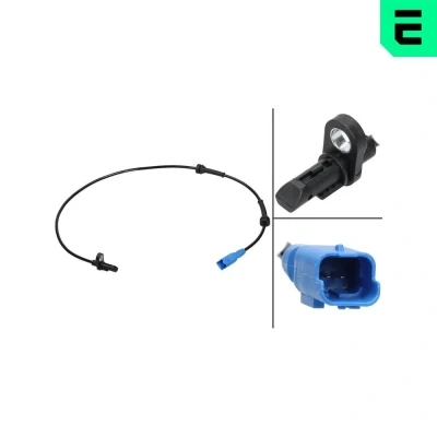 Billede af OPTIMAL 06 S550 ABS sensor aktiv 668, 729 PEUGEOT: 207 Hatchback, SW, CITROËN: C3 Picasso