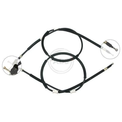 Billede af A.B.S. K17805 Håndbremsekabel 1587, 1587 Skivebremse OPEL: Astra G Caravan, CC