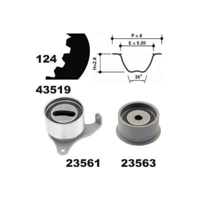 Billede af MAPCO 23519 Tandremssæt 124 TOYOTA: Corolla VII Compact, VIII Starlet V Hatchback