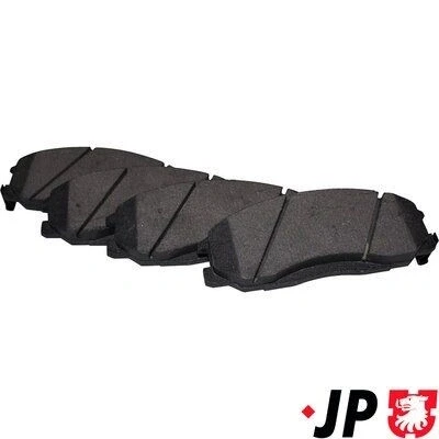 Billede af JP GROUP 3563600910 Bremseklodser foraksel med akustisk advarsel for slid SSANGYONG: Rexton / 2, Kyron, HYUNDAI: H 1 Cargo, Santa Fe I