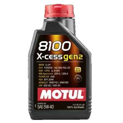 Billede af Motul 8100 X CESS GEN2 5W 40 1l Motorolie 109774 VOLKSWAGEN: up! Hatchback, Polo V Golf 7, BMW: 3 Touring, 1 5 Touring