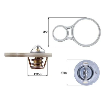 Billede af MAHLE ORIGINAL TX 255 91 Termostat 46 med pakning MINI: Hatchback, Cabriolet, CHRYSLER: Sebring II Cabriolet