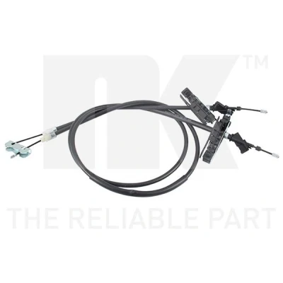 Billede af NK 9025111 Håndbremsekabel 1480/1320x2 Tromlebremse FORD: Focus Mk1 Hatchback