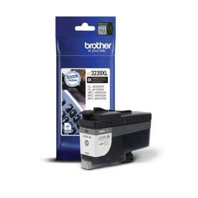 Billede af Brother LC3239XLBK sort blækpatron 6.000 sider original