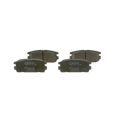 Billede af BOSCH 0 986 494 137 Bremseklodser Low Metallic med akustisk advarsel for slid anti knirke plade HYUNDAI: Terracan