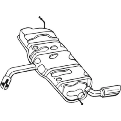 Billede af BOSAL 233 127 Lydpotte AUDI: A3 Sportback