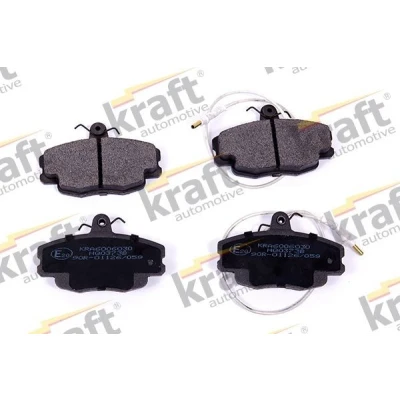 Billede af KRAFT 6006030 Bremseklodser foraksel Inkl. slidadvarselskontakt CITROËN: ZX Hatchback