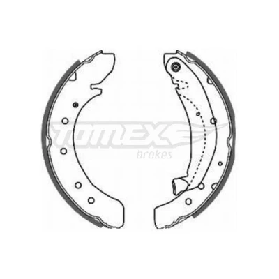 Billede af TOMEX brakes TX 20 50 Bremsebakker bagaksel 254 57 FIAT: Ducato II Ladvogn/Chassis, Bus